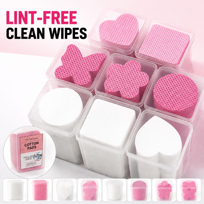 Lash Adhesive Glue - 200Pcs Eyelash Glue Cleanup Wipes Nonwoven