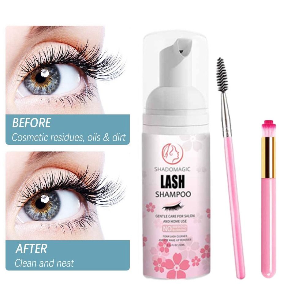 Eyelash Extension Is Safe - Gentle and Delicate Eyelash Cleaning Mousse