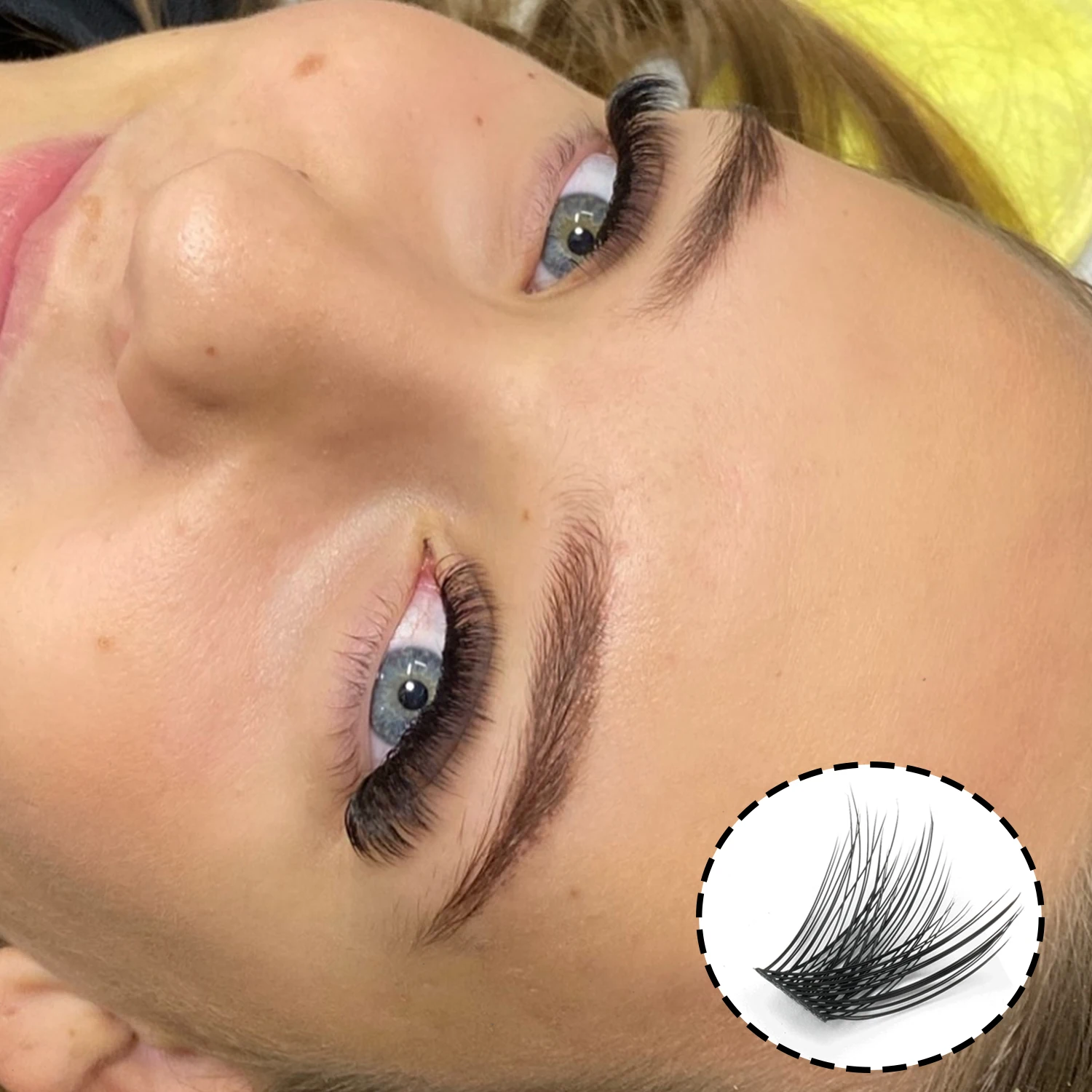 120 PCS Cluster Lashes D Curl  - Eyelash Extension Wispy review and price