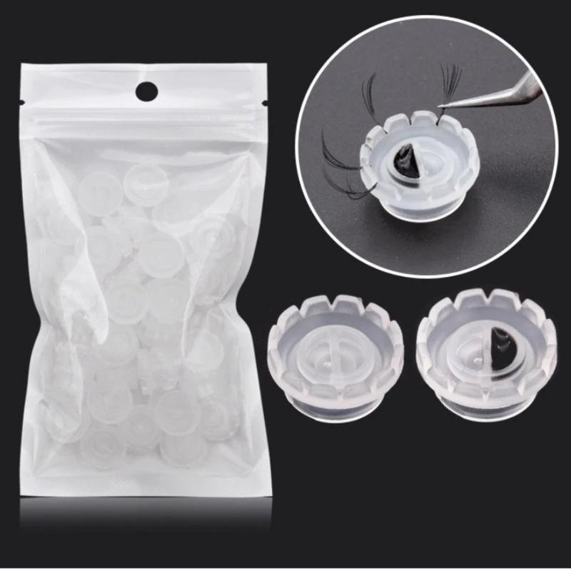 200Pcs Eyelash Glue Holder Qui - Lash Adhesive Glue review and price