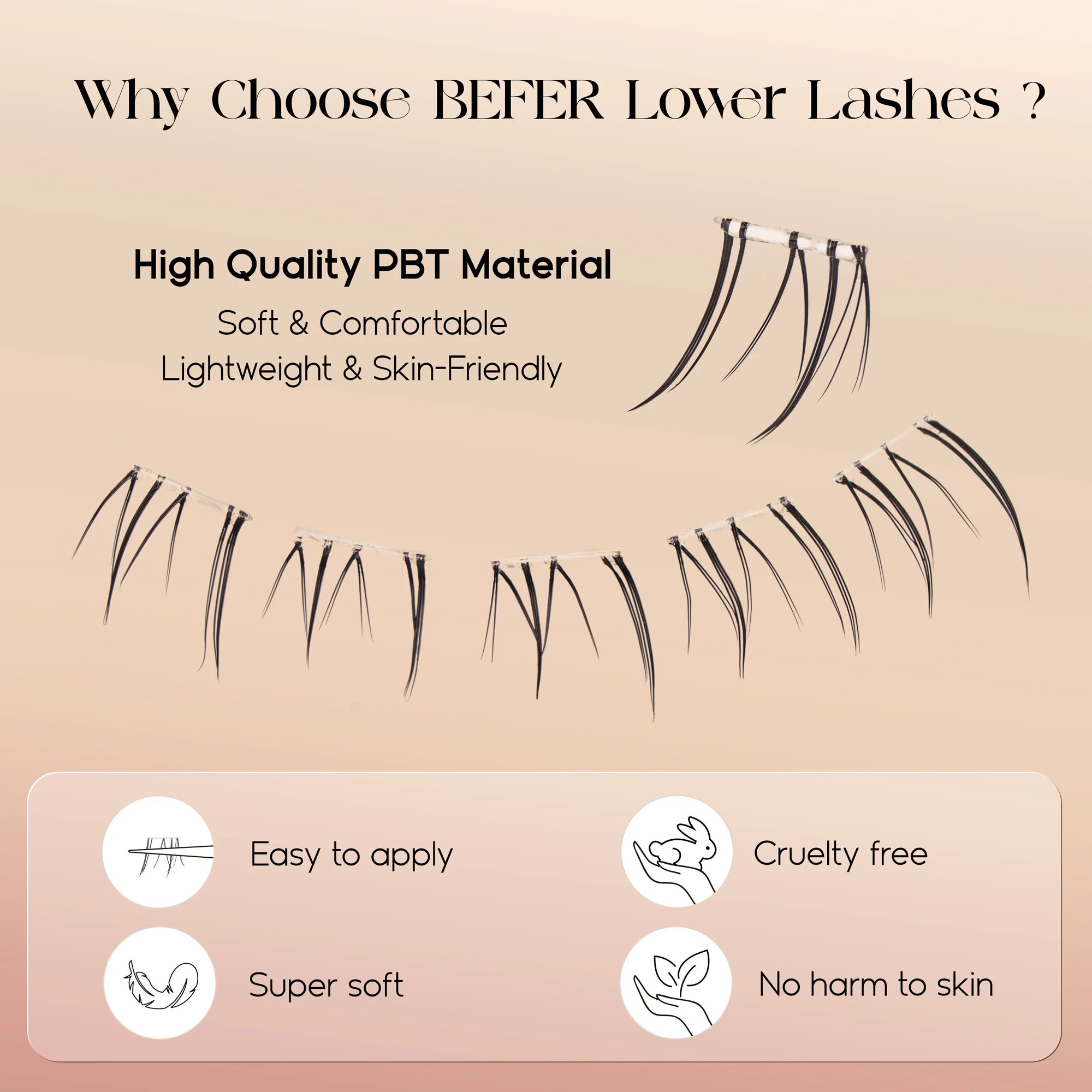Befer No Glue Needed Lower Las - Lash Adhesive Glue review and price