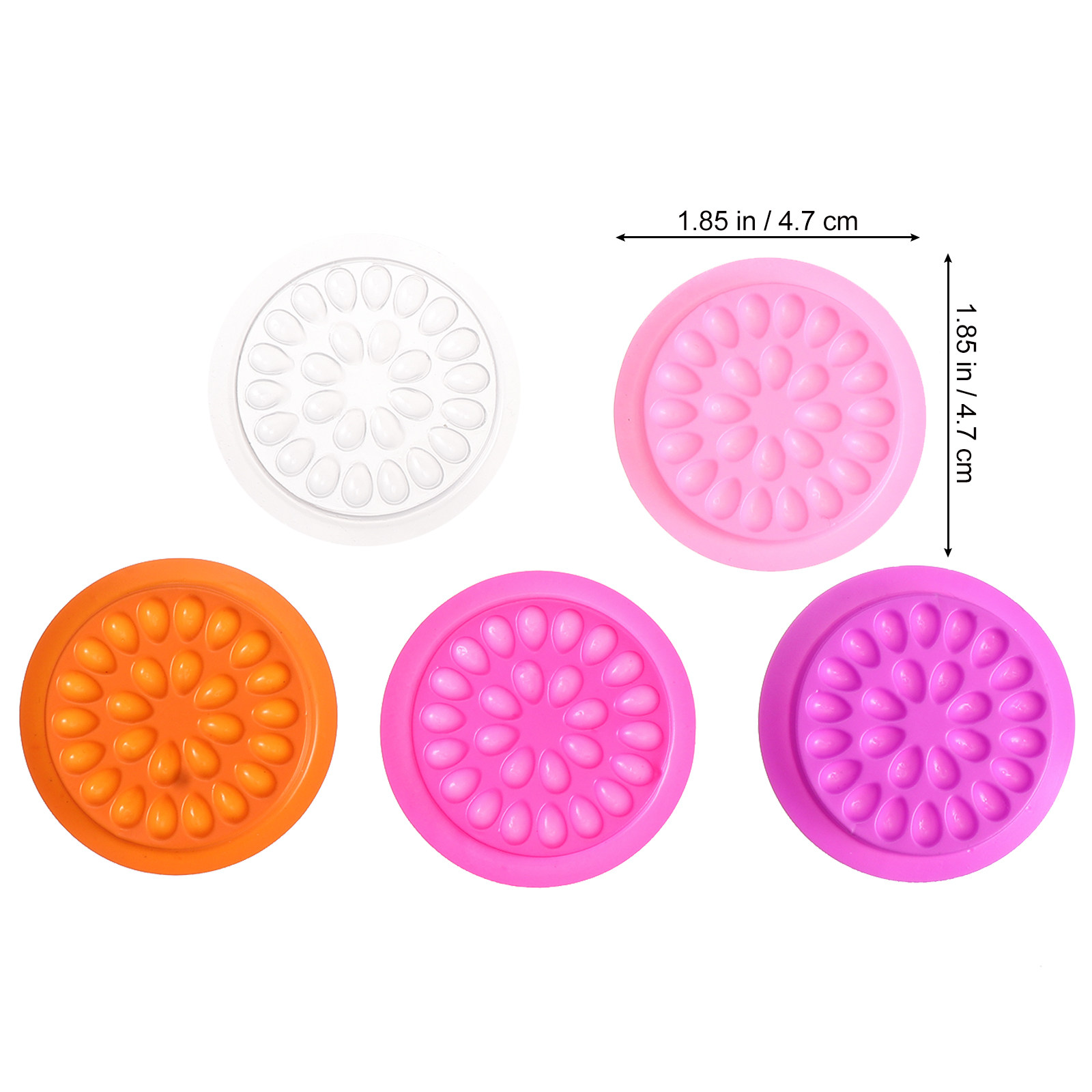 100Pcs Flower Shape Eyelash Gl - Eyelash Extension Is Safe review and price