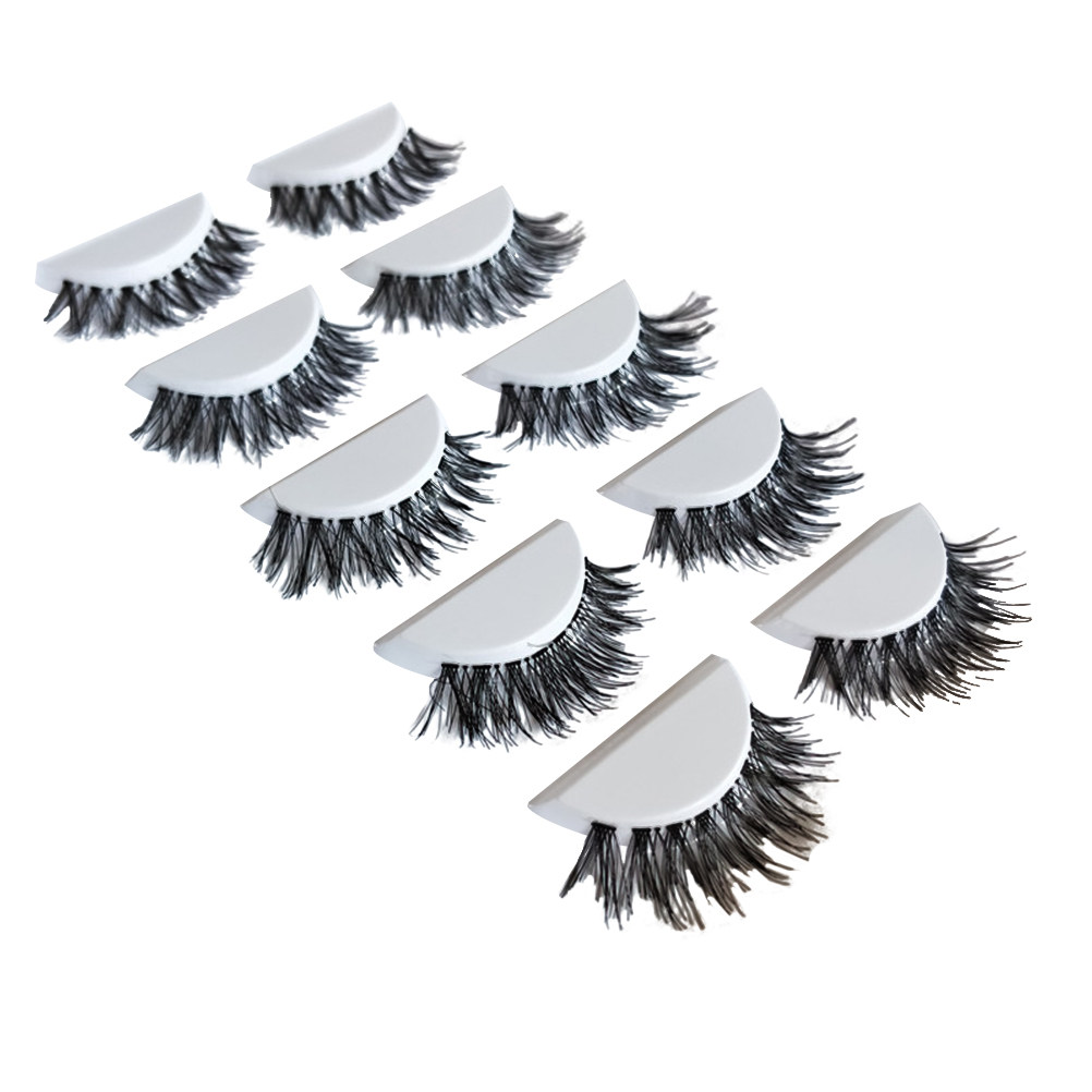 5Pairs False Eyelashes Natural - Eyelash Extension Is Safe review and price