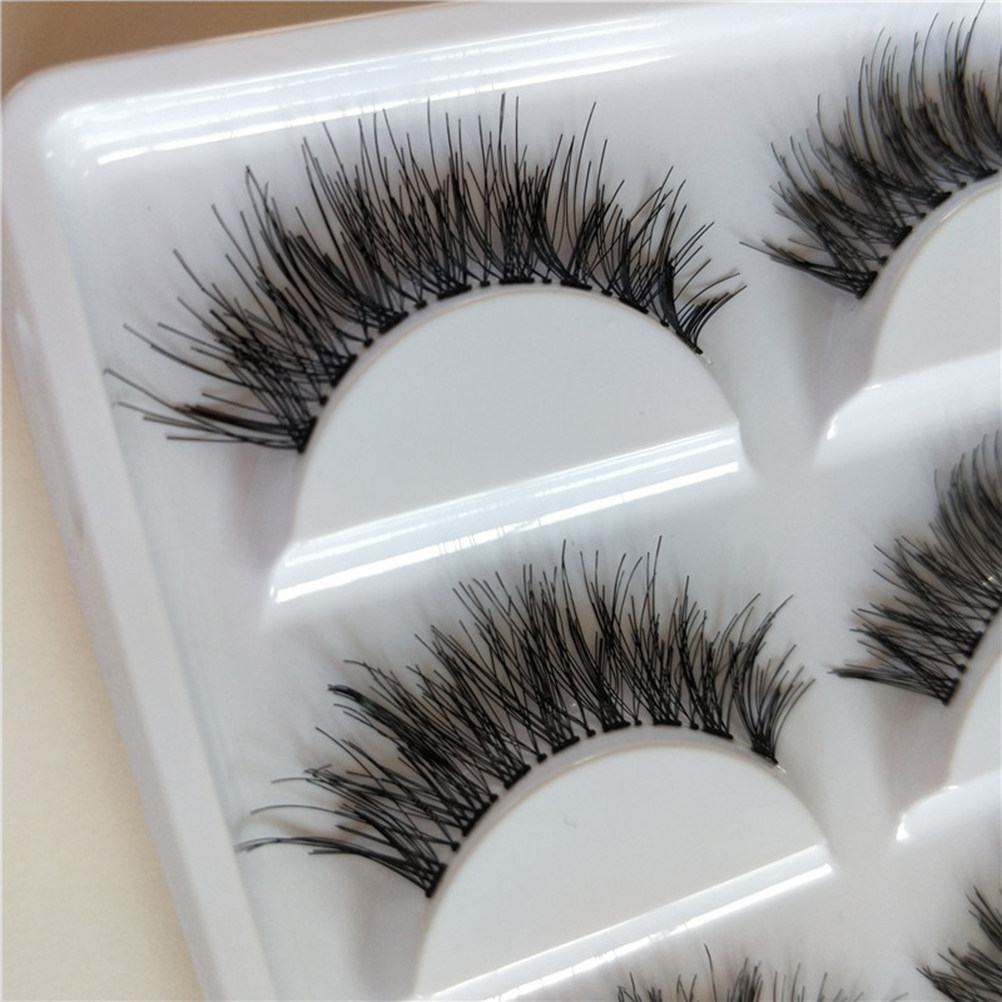 5Pairs False Eyelashes Natural - Eyelash Extension Is Safe review and price