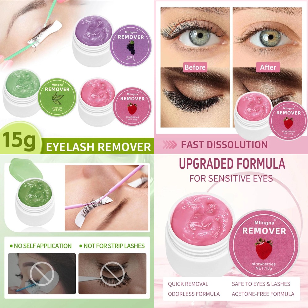 1pcs Eyelash Glue Remover Crea - Lash Adhesive Glue review and price