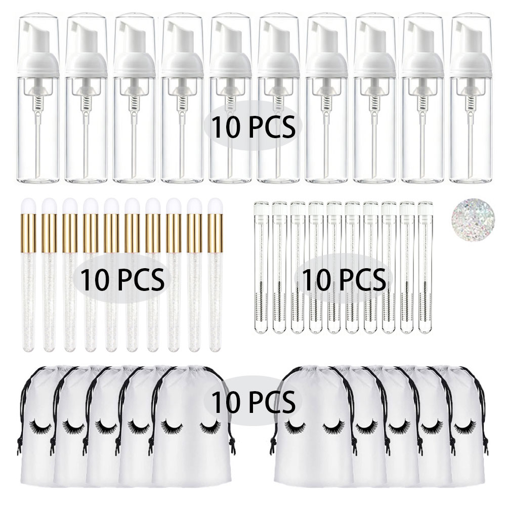 20/40PCS 60ml Pro Salon Empty  - Refill Eyelash Extension review and price
