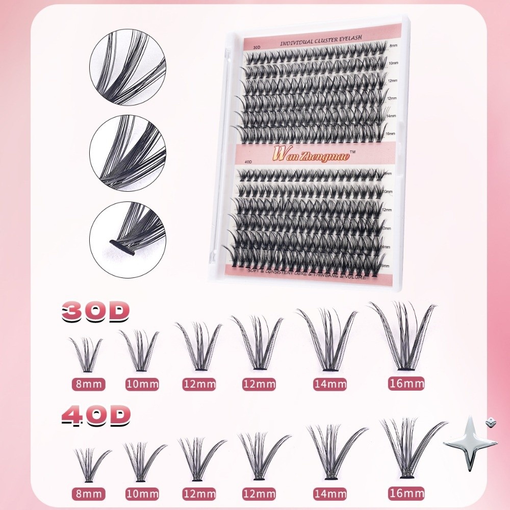 8-16mm Length False Eyelashes  - Eyelash Extension Wispy review and price